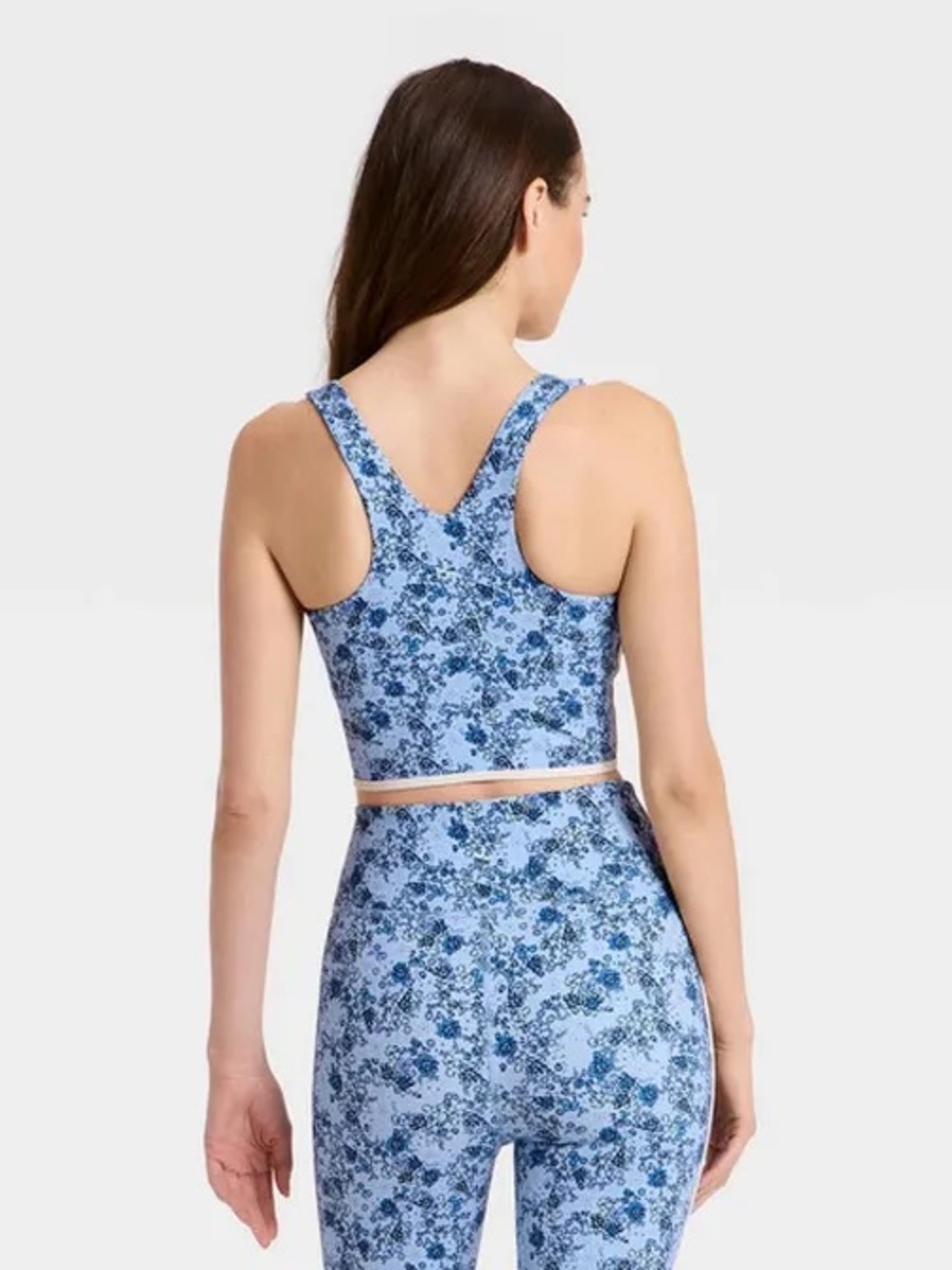 JoyLab Blue Floral High-Waist Leggings size XXL NWT - Picture 2 of 4